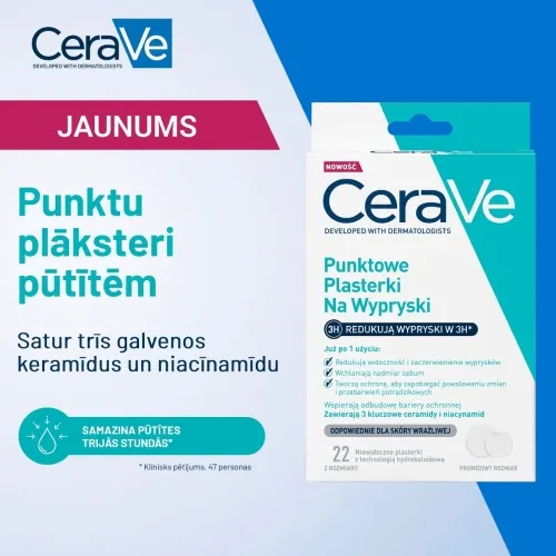 CERAVE Protective pūtīšu plāksteri, 22 gab. - Produkta attēls 1