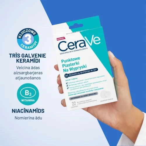 CERAVE Protective pūtīšu plāksteri, 22 gab. - Produkta attēls 3