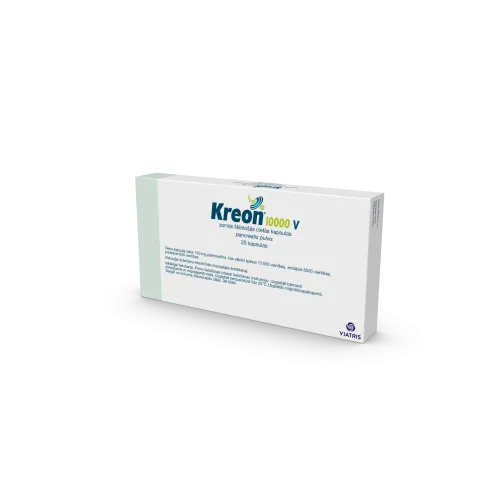 KREON 10000 KAPSULAS N20 /BLISTERIS - Produkta attēls 2