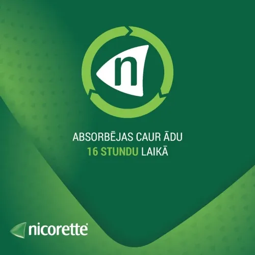 NICORETTE Set 15 mg/ 16 H transdermālie plāksteri, 7 gab. - Produkta attēls 4