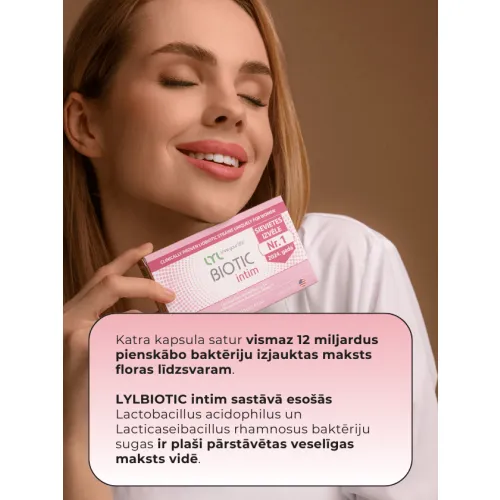 LYL BIOTIC intim, 15 kapsulas - Produkta attēls 3
