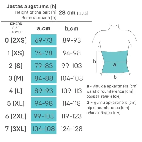TONUS ELAST 9509 Elastīgā josta NR.3 - Produkta attēls 2