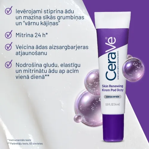 CERAVE Skin Renewing krēms ādai ap acīm, 15 ml - Produkta attēls 2