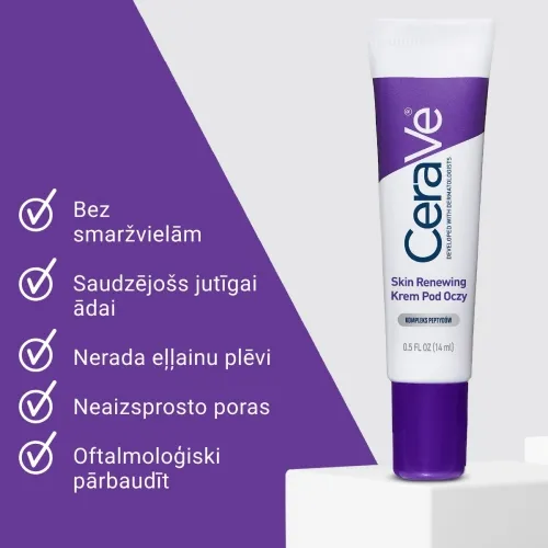 CERAVE Skin Renewing krēms ādai ap acīm, 15 ml - Produkta attēls 3