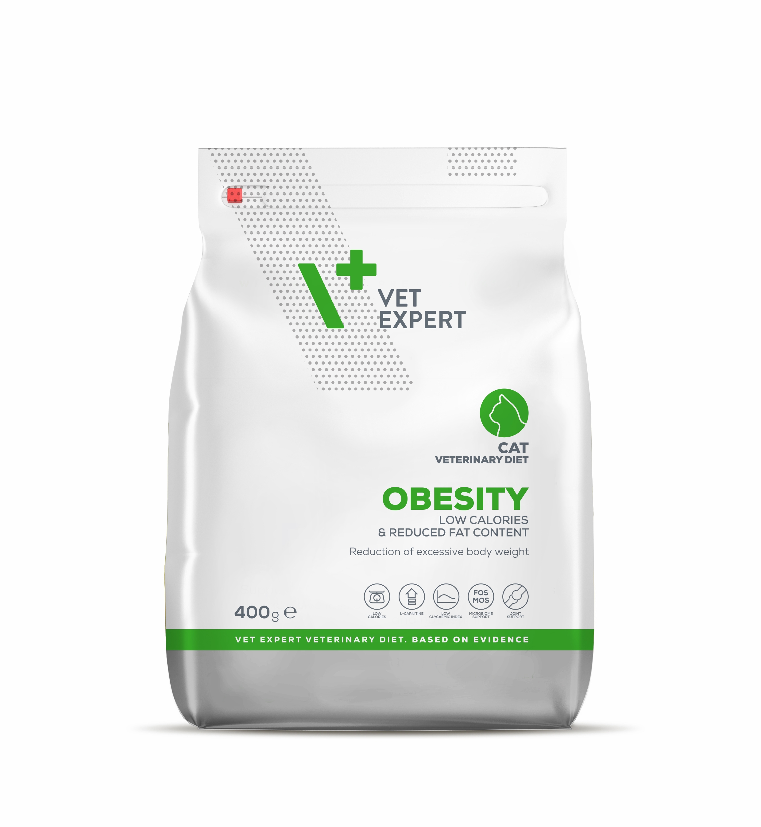 4T VD KAĶU OBESITY SAUSĀ B 400G - Produkta attēls 