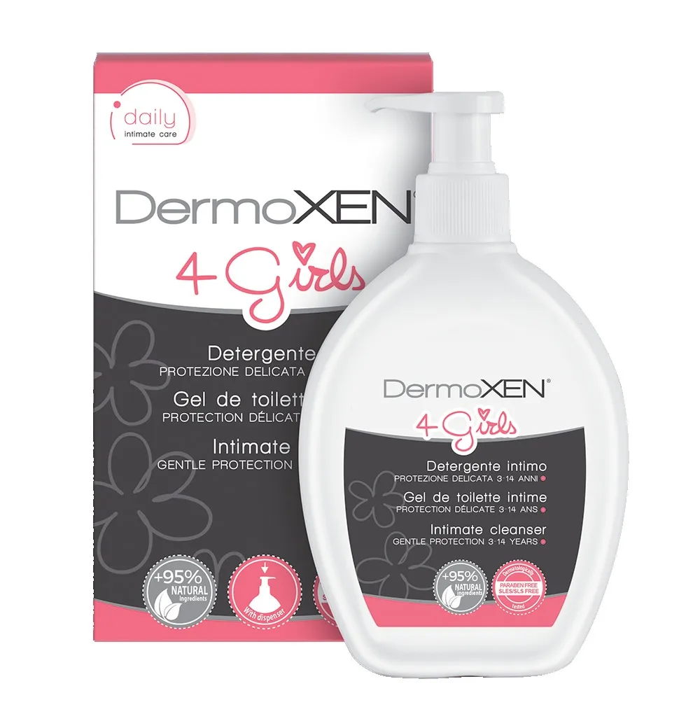 DERMOXEN 4 Girls intīmās higiēnas gels, 200 ml - Produkta attēls 