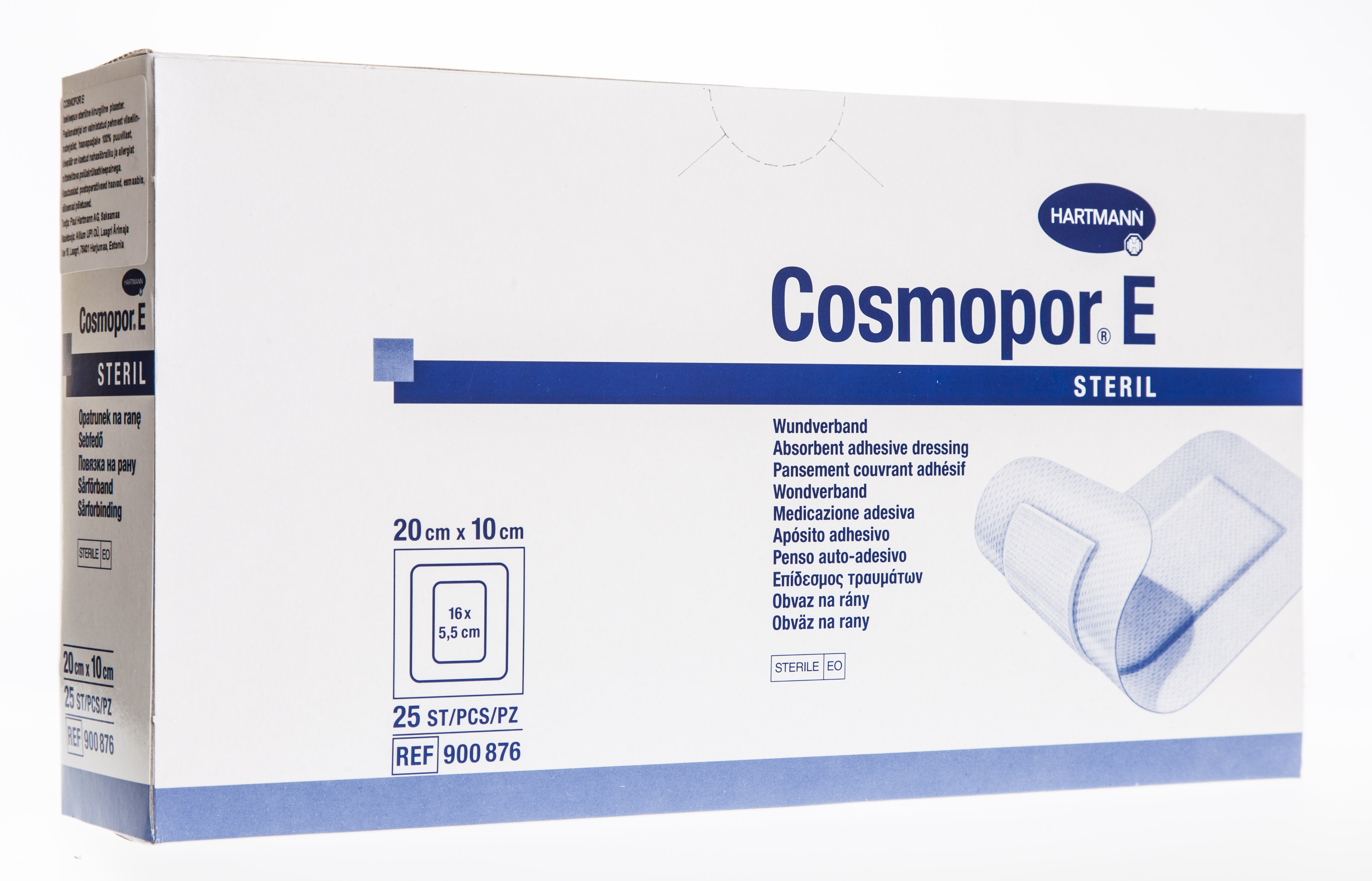 COSMOPOR E plāksteri (20 x 10 cm), 25 gab - Produkta attēls 