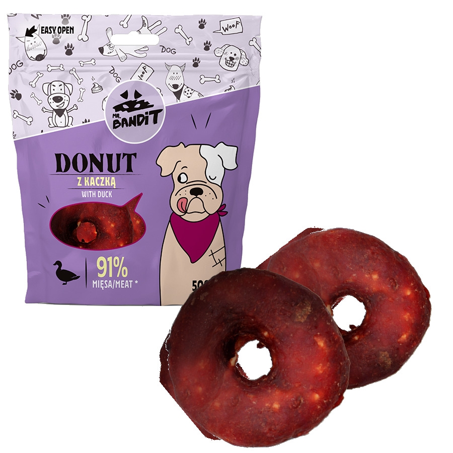MR.BANDIT DONUT VIRTULIS AR PĪLI 500G - Produkta attēls 