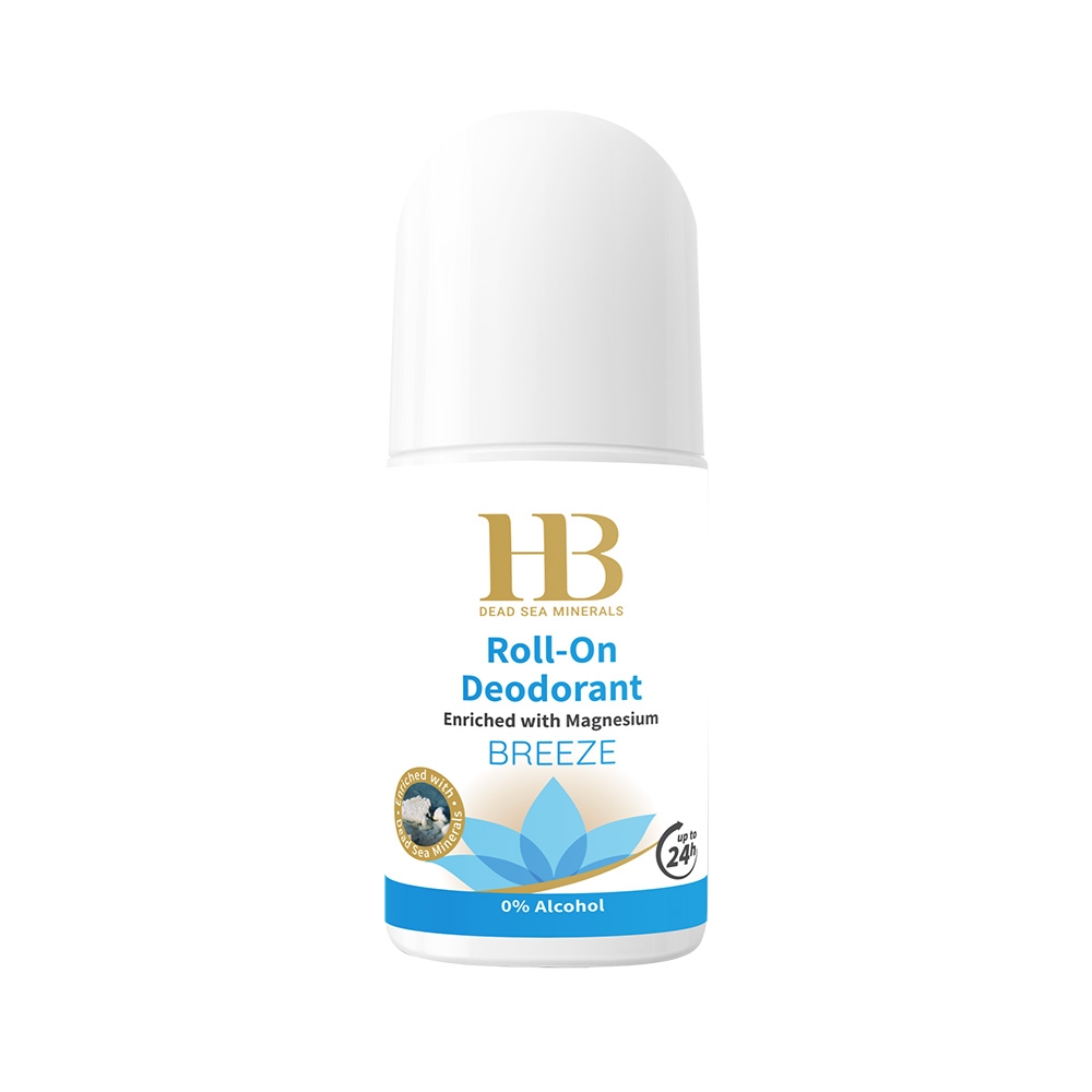 HB Dead Sea Minerals rullītis dezodorants bagātināts ar Magniju – Pink Blossom, 75ml - Produkta attēls 