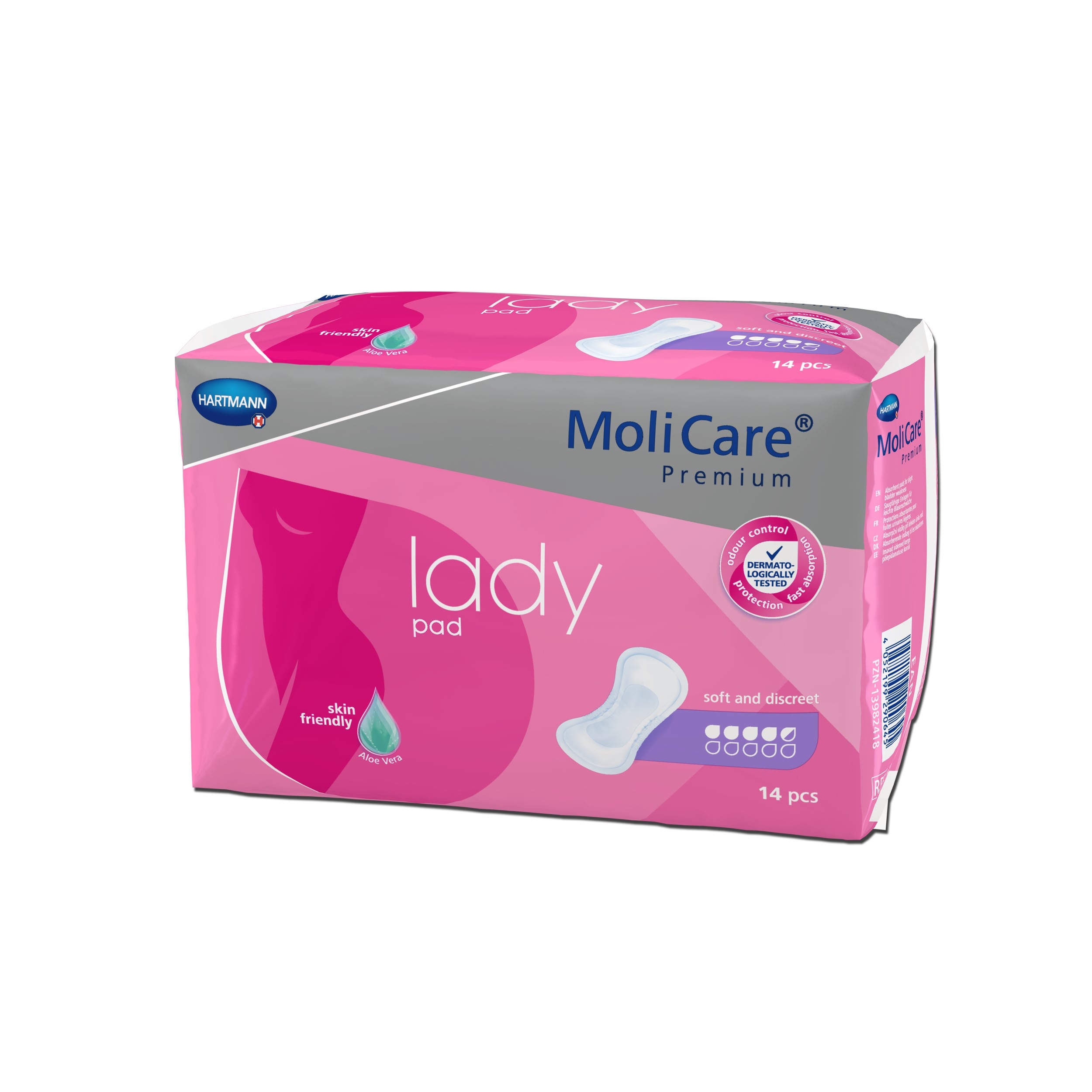 MOLICARE Prem Lady Pad ieliktņi (4.5 piles), 14 gab - Produkta attēls 
