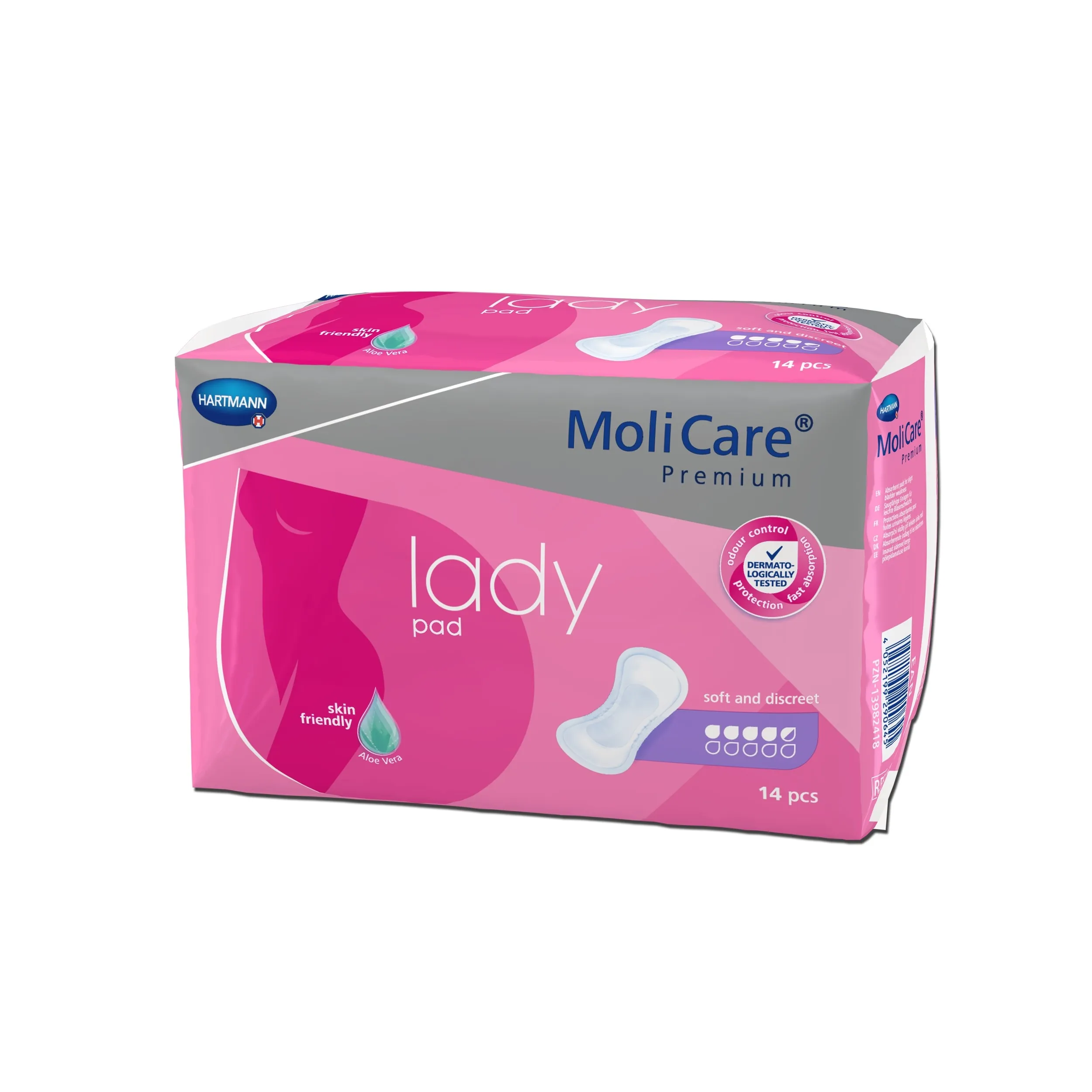 MOLICARE Prem Lady Pad ieliktņi (4.5 piles), 14 gab - Produkta attēls 