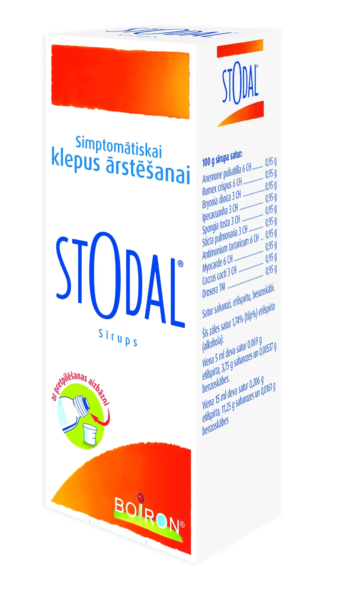 STODAL sīrups, 200 ml - Produkta attēls 
