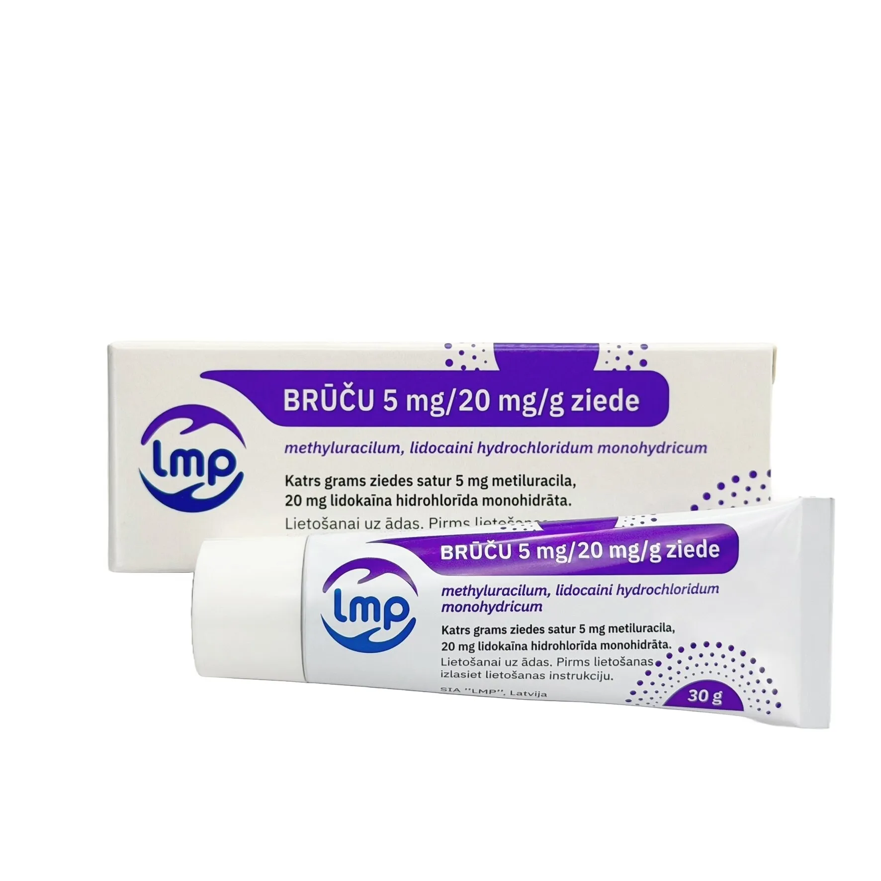 BRŪČU ZIEDE 5MG/20MG/G 30G - Produkta attēls 