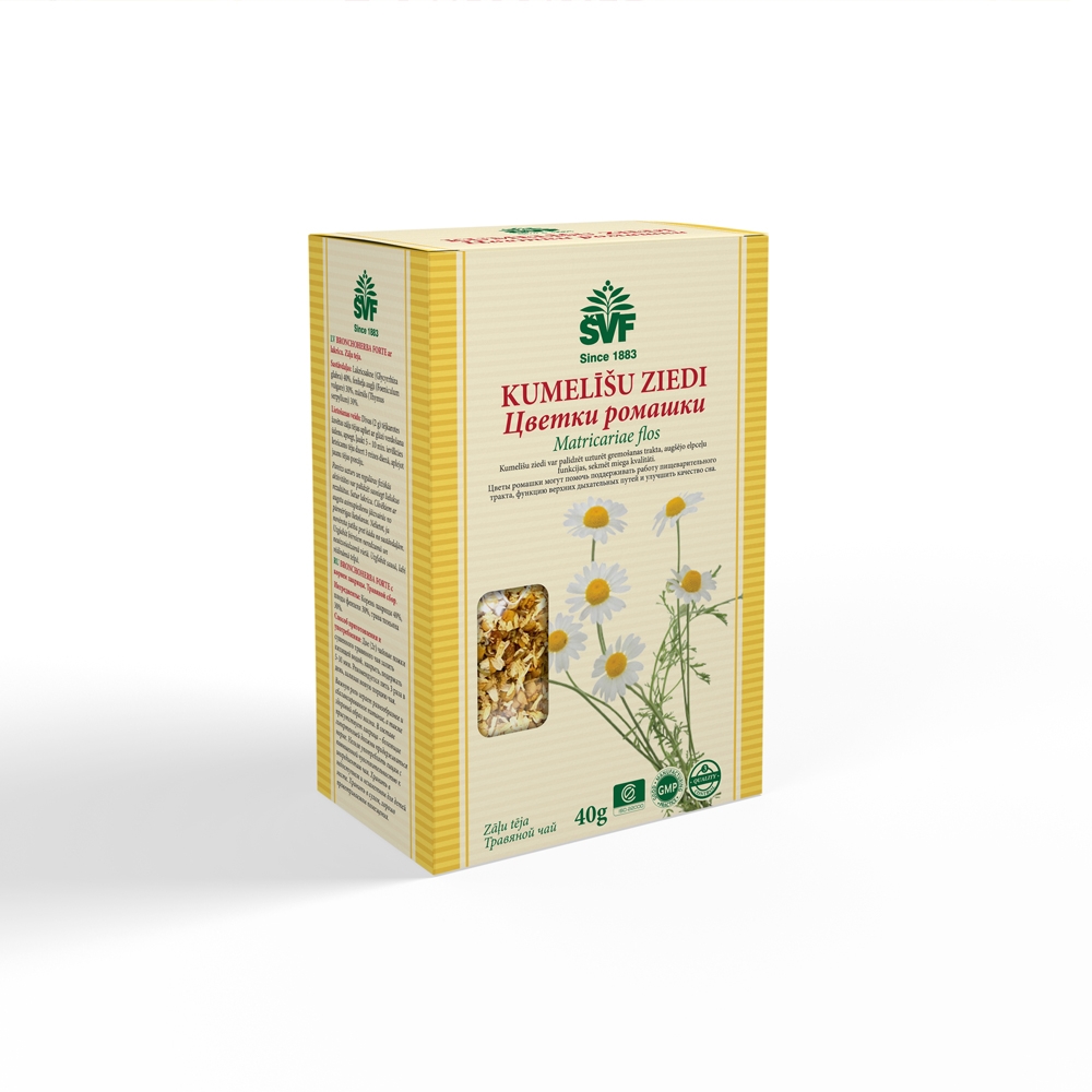 TĒJA KUMELĪŠU ZIEDI 40G (LIETUVA) - Produkta attēls 