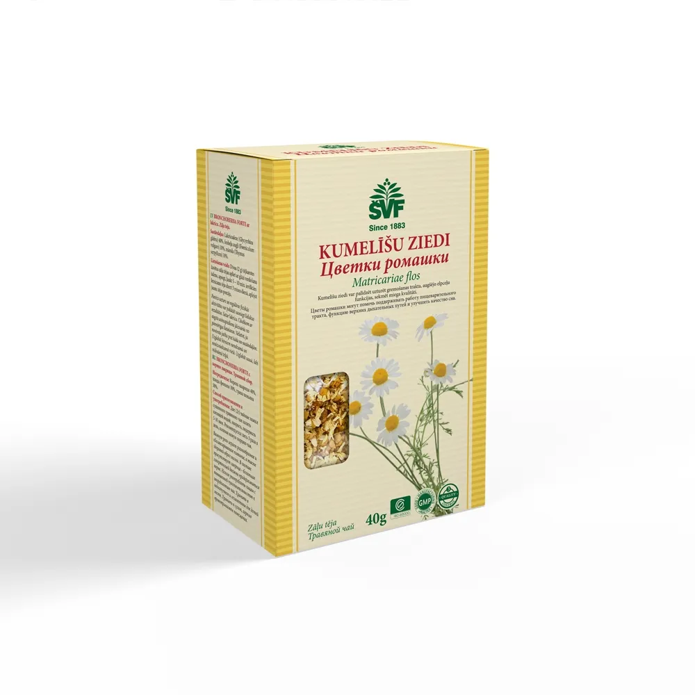 TĒJA KUMELĪŠU ZIEDI 40G (LIETUVA) - Produkta attēls 