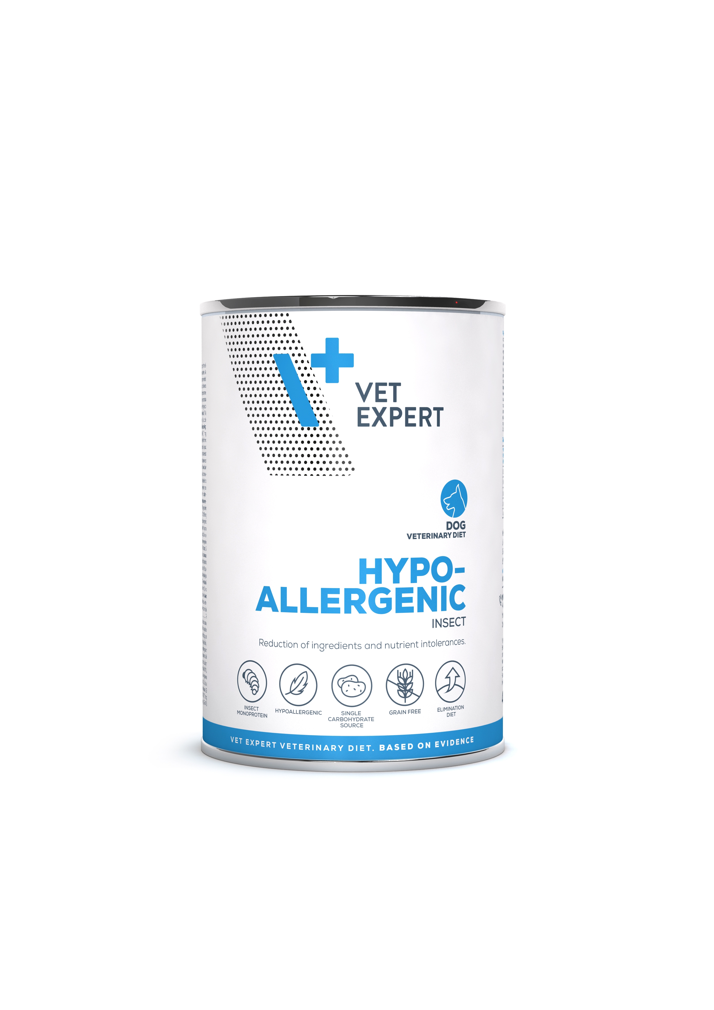 4T VD SUŅU HYPOALLERGENIC INSECT KONS 400G KUKAIŅU PROTEĪNS - Produkta attēls 