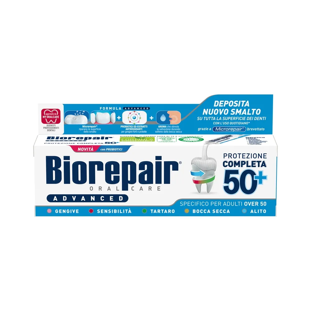 BIOREPAIR COMPLETE PROTECTION 50+ zobu pasta 75ml - Produkta attēls 