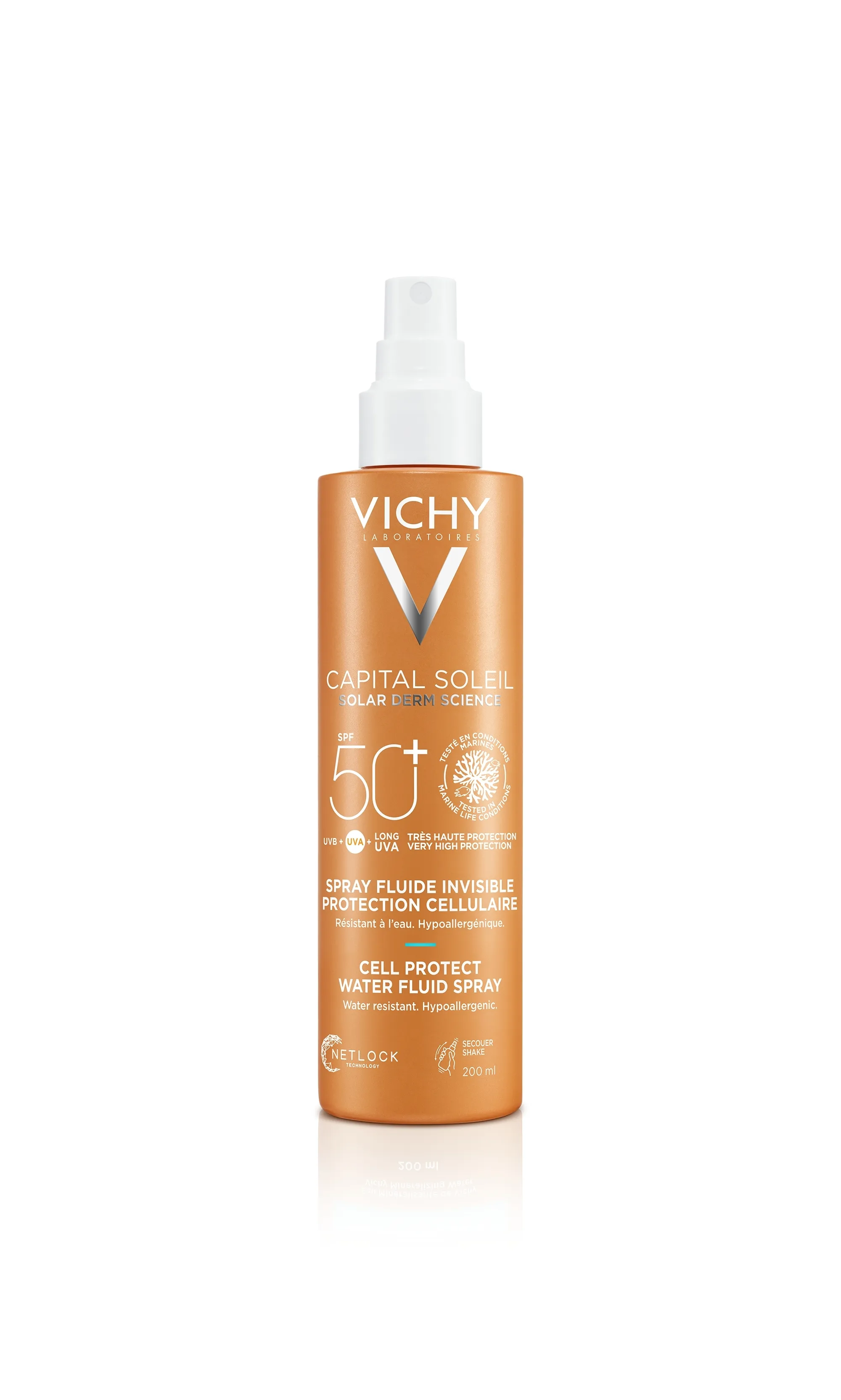 VICHY CAPITAL SOLEIL sauļošanās aerosols SPF 50+, 200 ml - Produkta attēls 