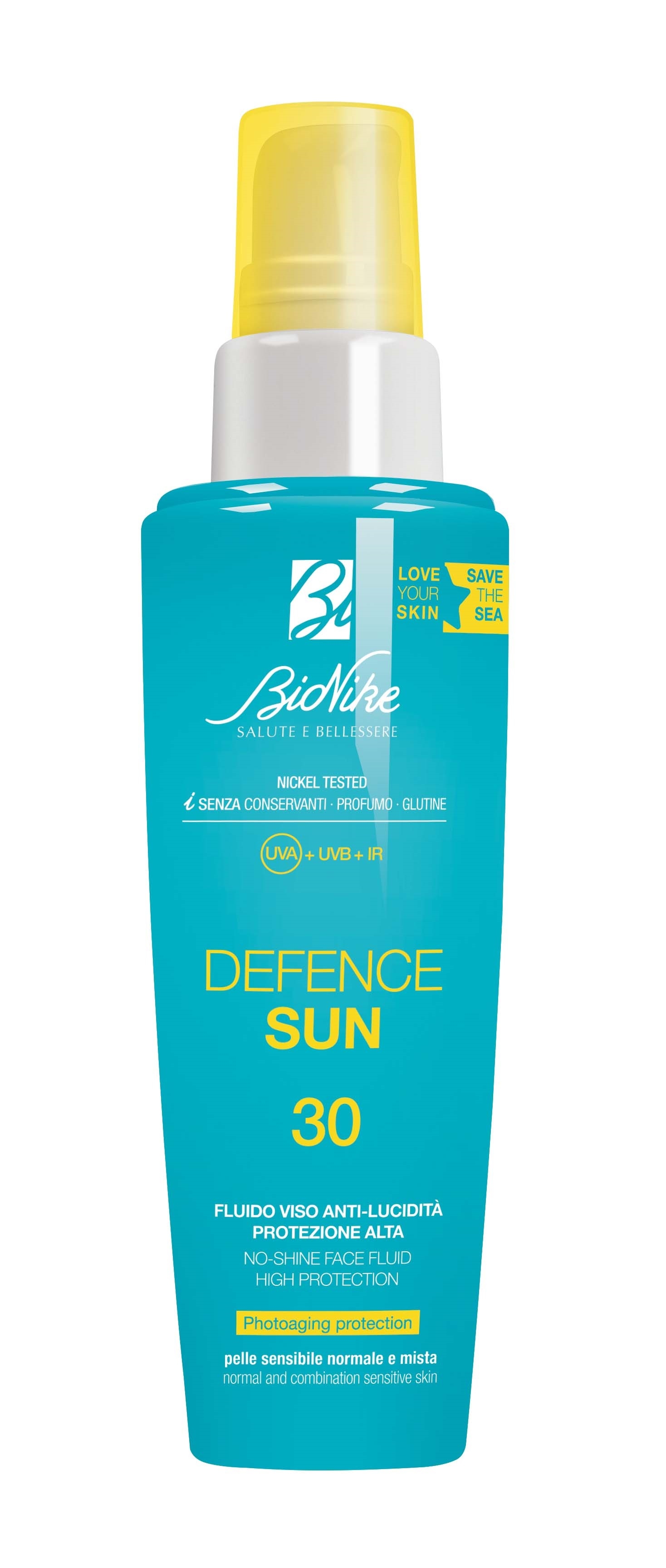 BIONIKE Defence Sun 30 matējošs sejas fluīds, 50 ml - Produkta attēls 