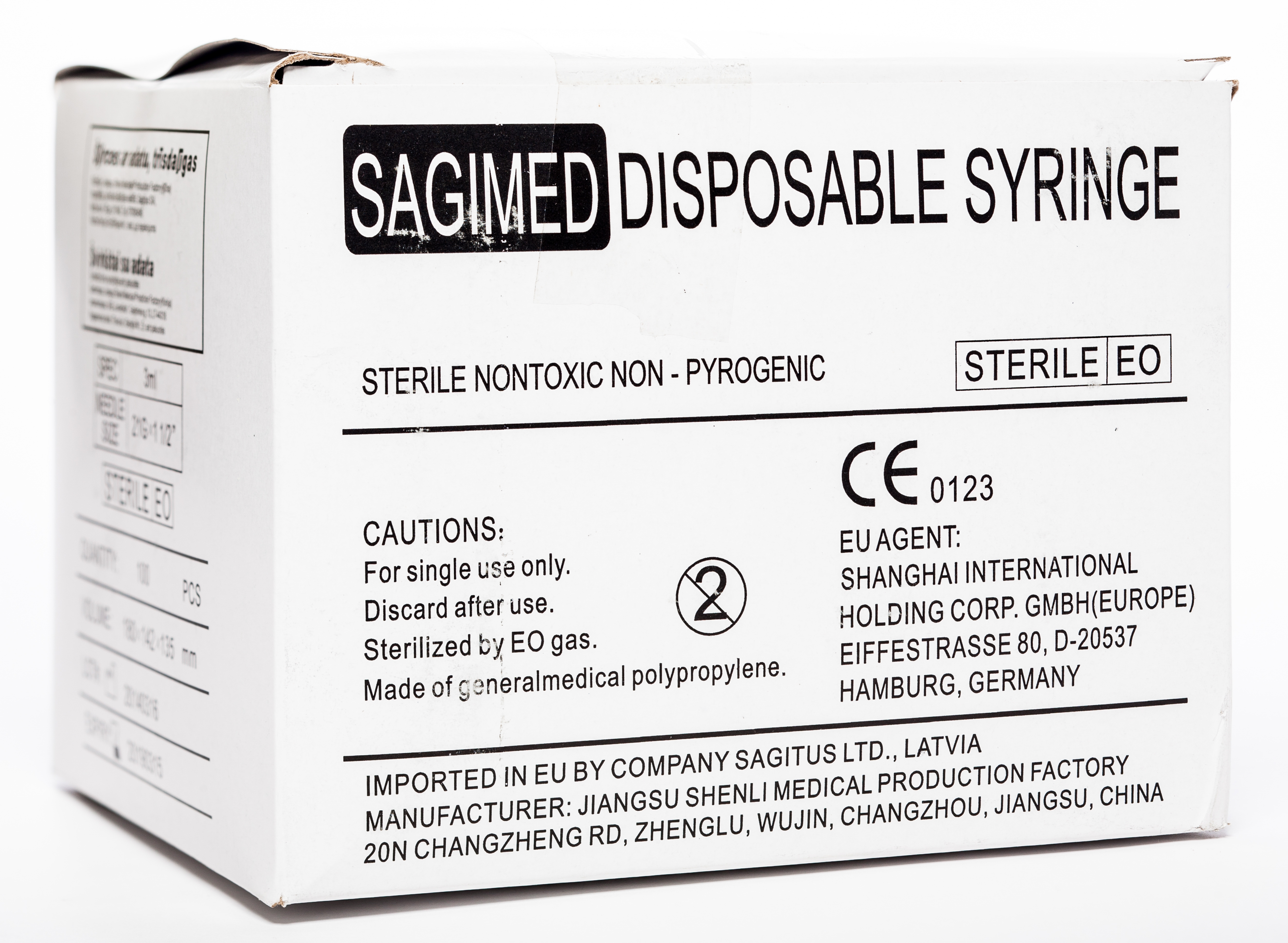 SYRINGE TRĪSKOMP.3ML 21G (+AD.0.8X38) SLIP N100 - Produkta attēls 