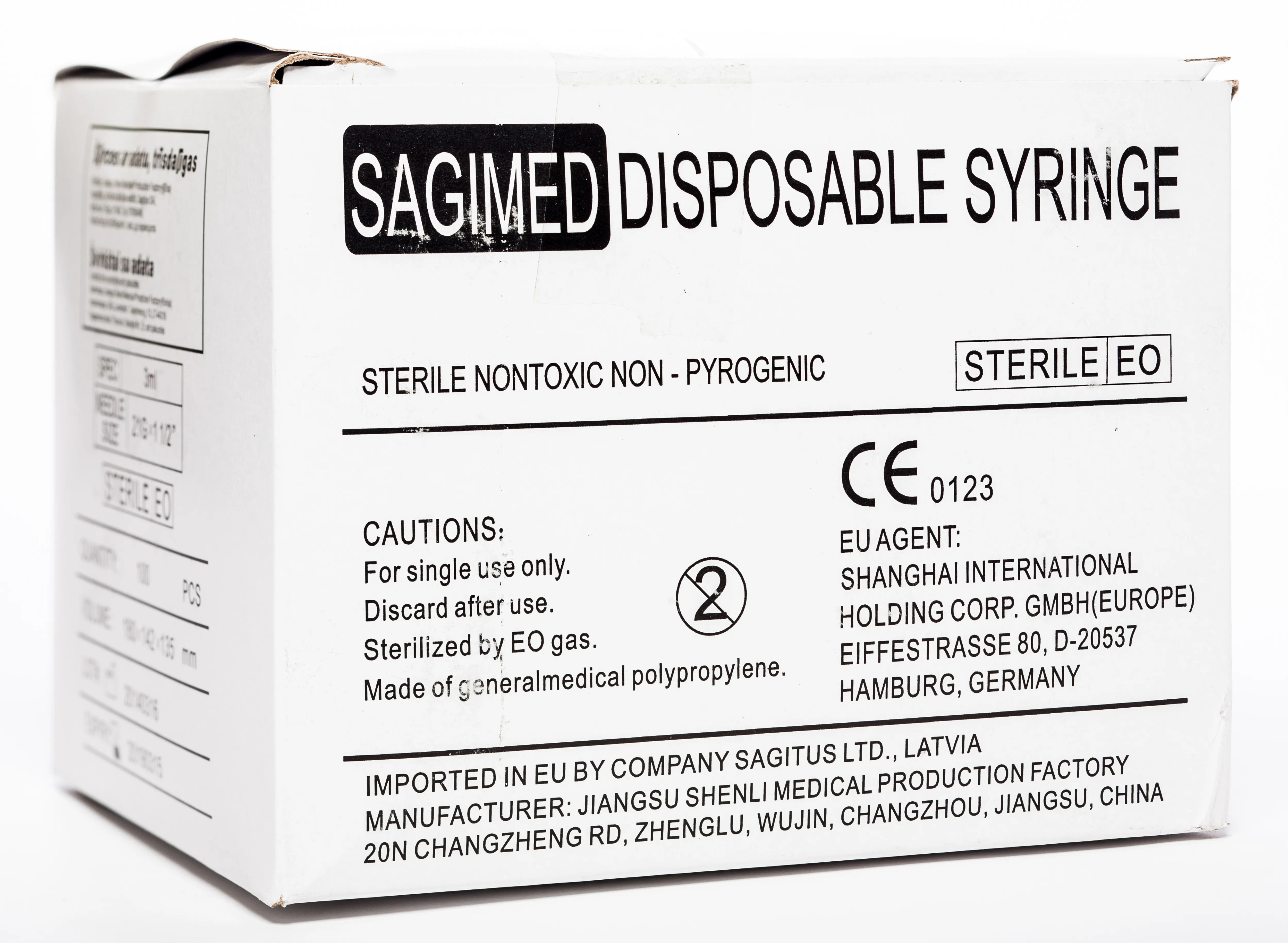 SYRINGE TRĪSKOMP.3ML 21G (+AD.0.8X38) SLIP N100 - Produkta attēls 
