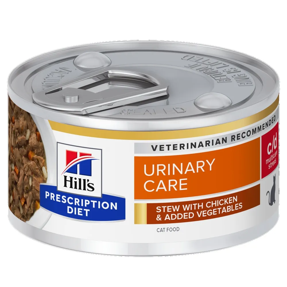 Hills PD kaķu konservēta barība C/D Multicare Stress vista 82g - Produkta attēls 