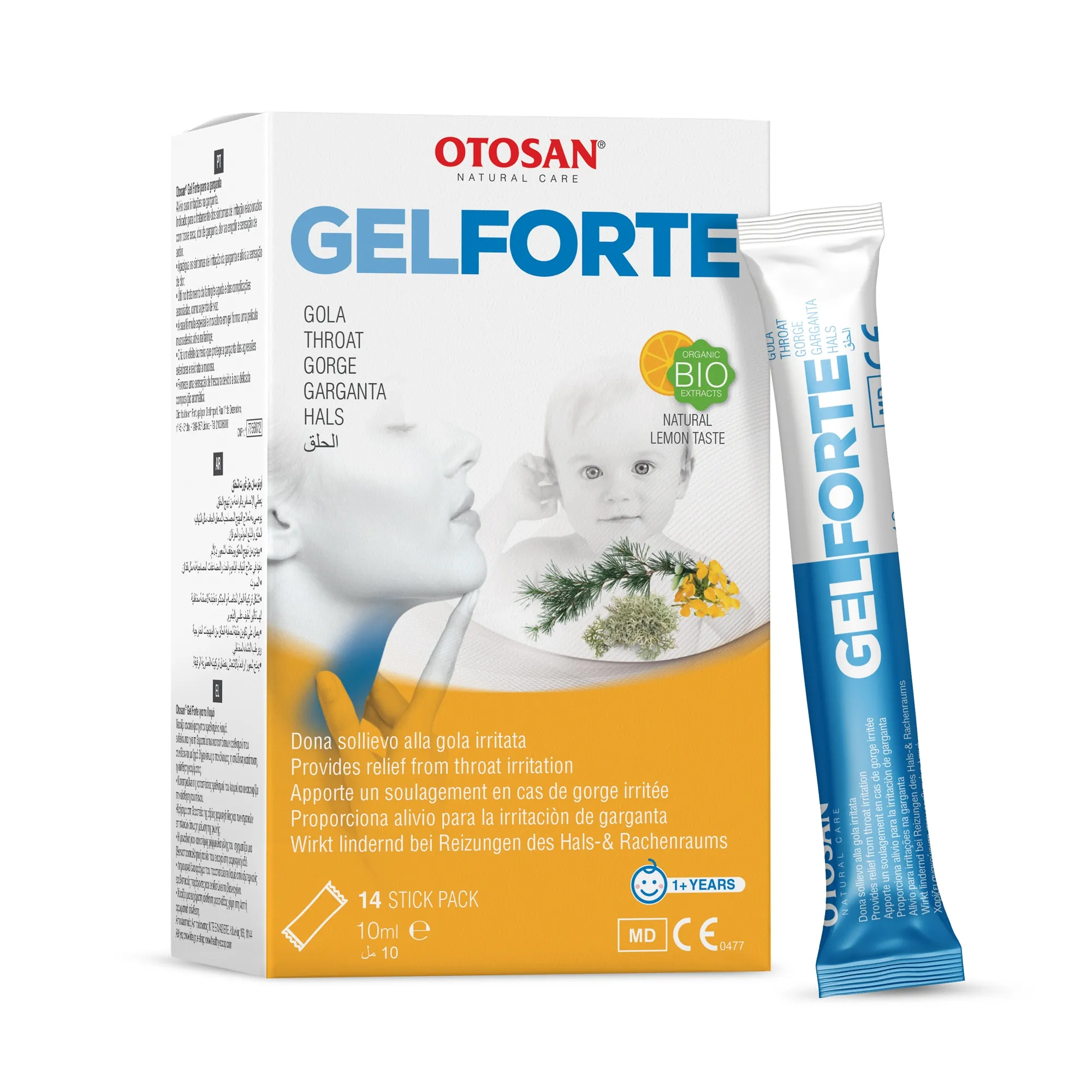 OTOSAN Gel Forte paciņas, 14 gab. - Produkta attēls 
