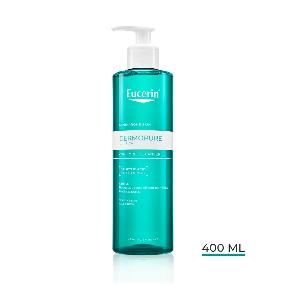 EUCERIN Dermopure attīroša želeja, 400 ml - Produkta attēls 
