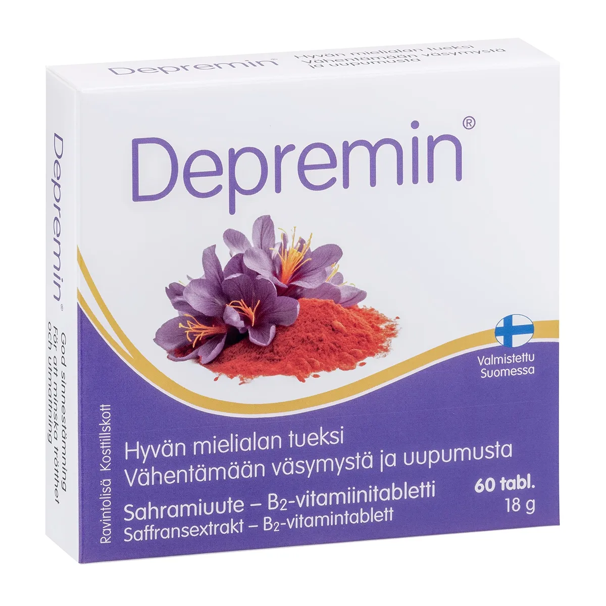 DEPREMIN tabletes, 60 gab - Produkta attēls 