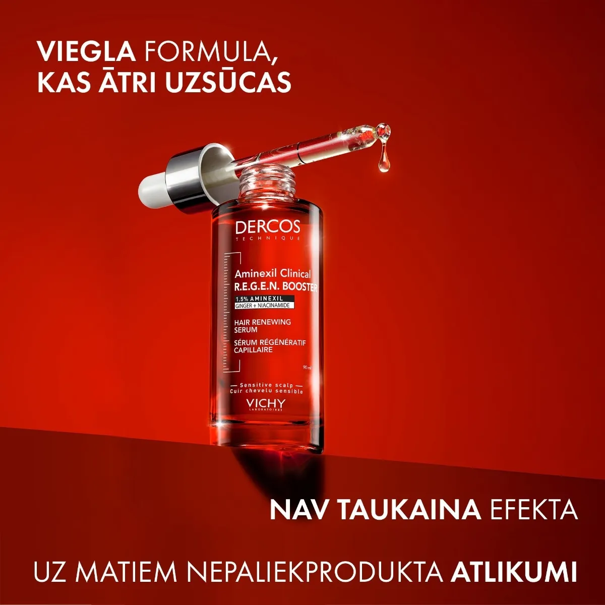 VICHY Dercos R.E.G.E.N matu serums 90ml - Produkta attēls 6