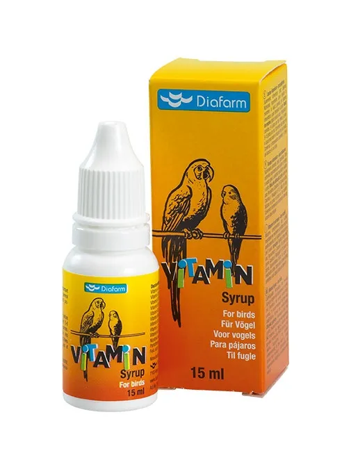 Diafarm vitamīnu sīrups putniem 15ml - Produkta attēls 