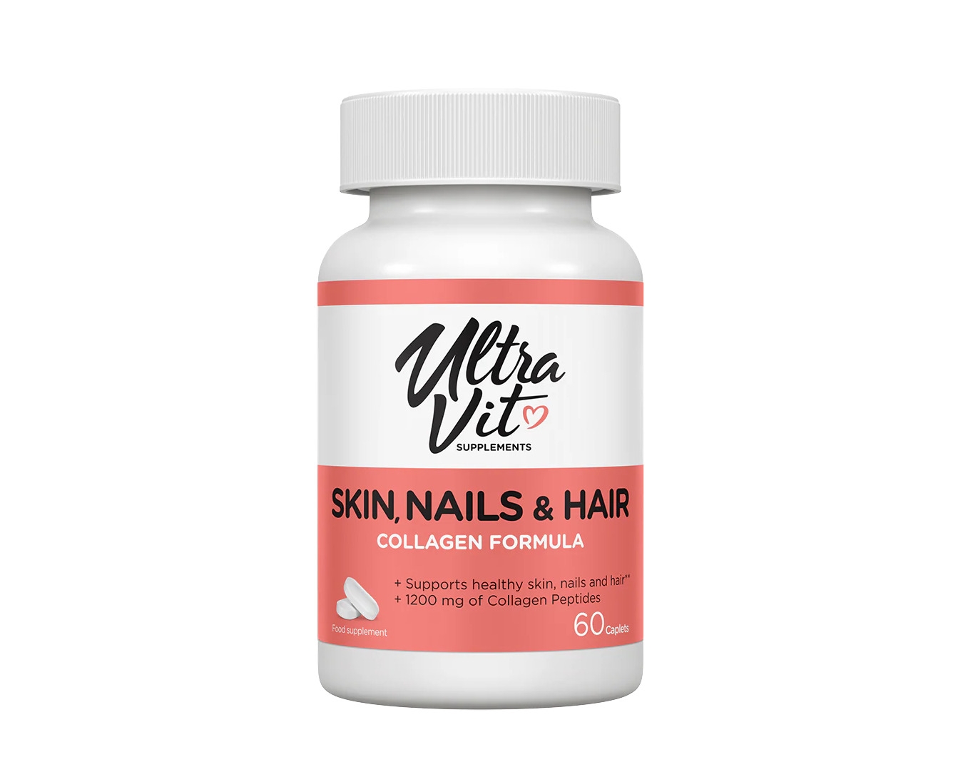 ULTRAVIT Skin, Nails & Hair kapletes, 60 gab - Produkta attēls 