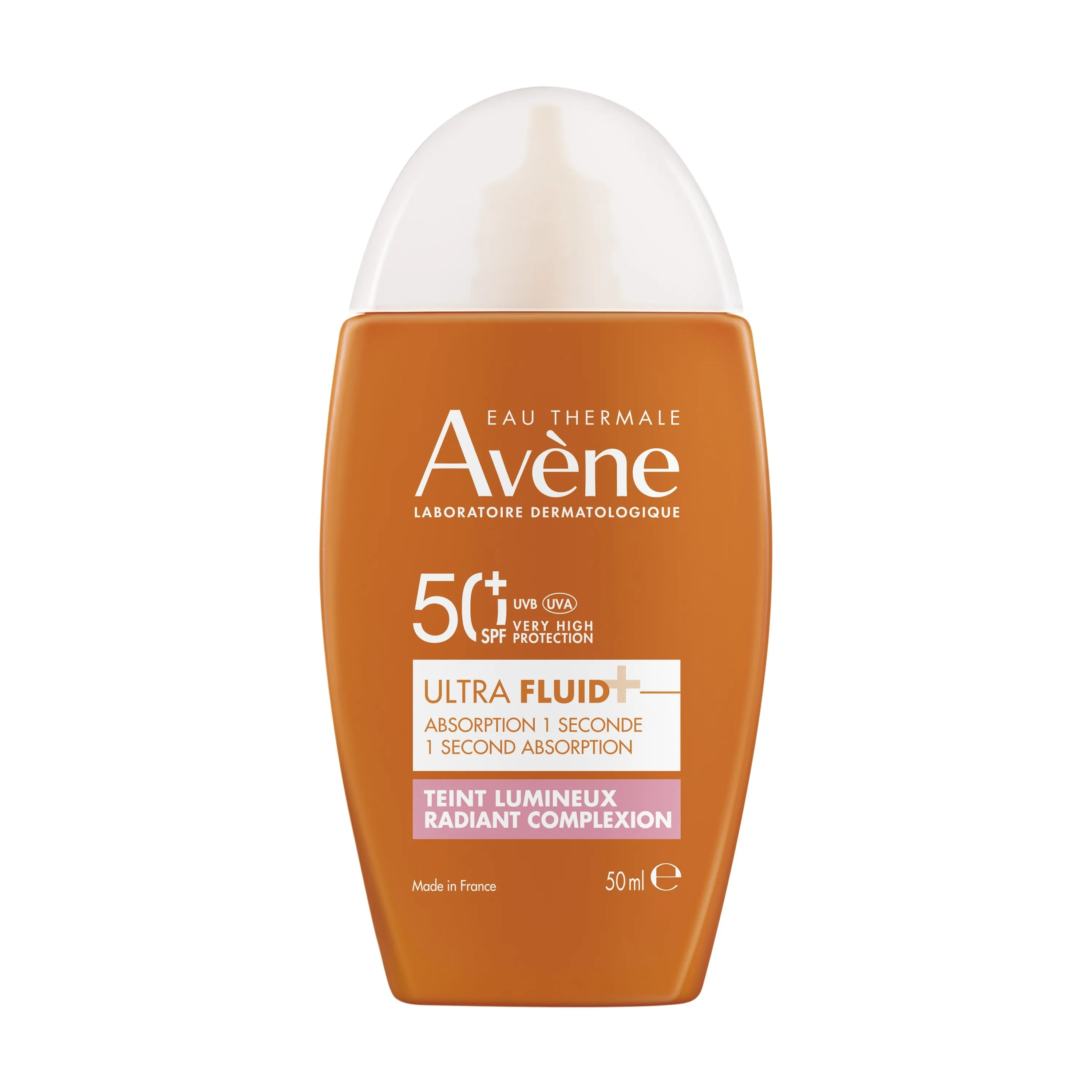 AVENE Sun Ultra-fluīds Radiance SPF50+, 50 ml - Produkta attēls 