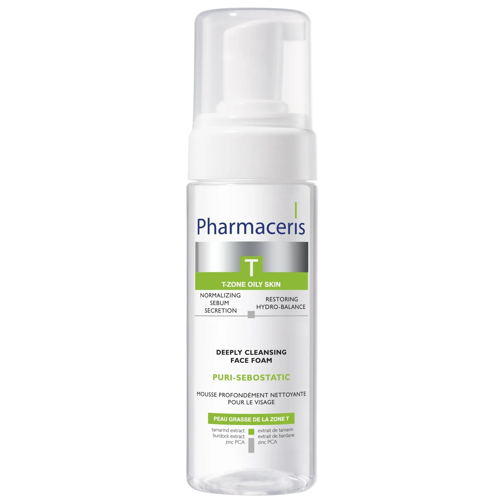 PHARMACERIS T.Puri-Sebostatic dziļi attīrošas putas sejai, 150 ml - Produkta attēls 