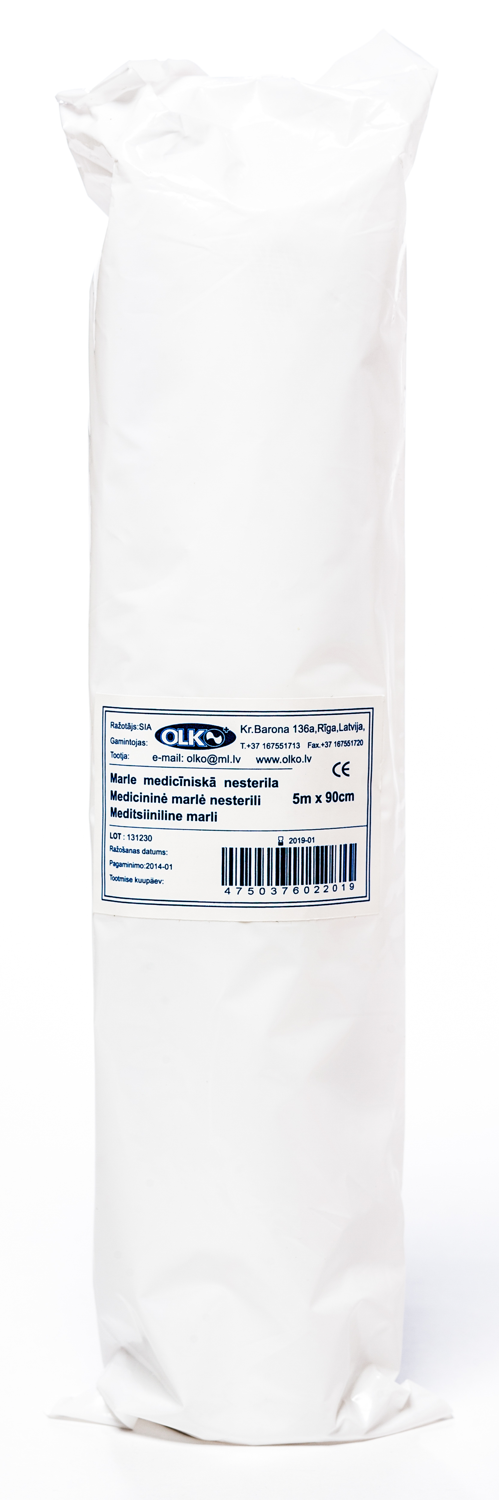 MARLE MEDICĪNISKĀ 5Mx90CM (OLKO) - Produkta attēls 