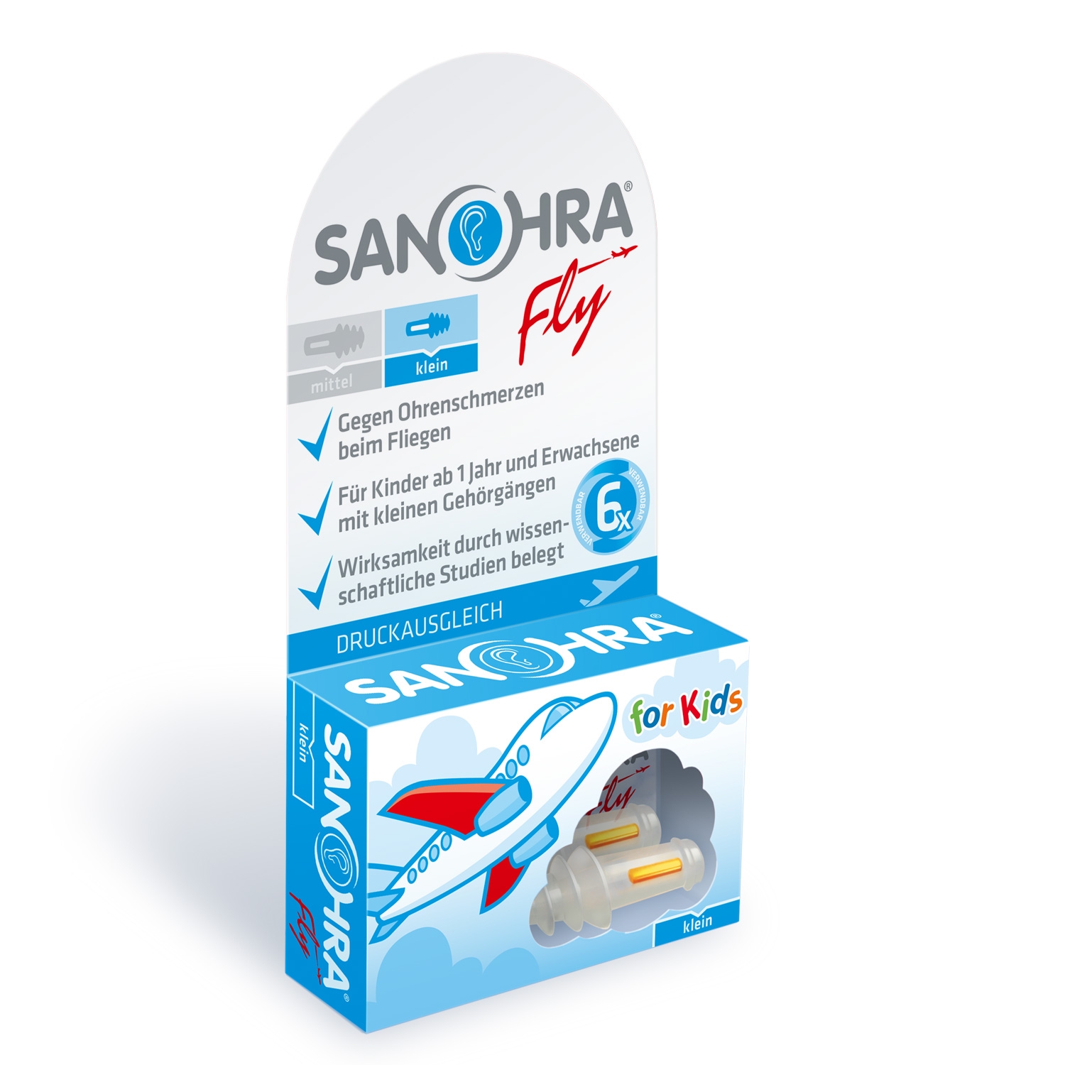 SANOHRA Fly ausu aizbāžņi (bērniem) - Produkta attēls 