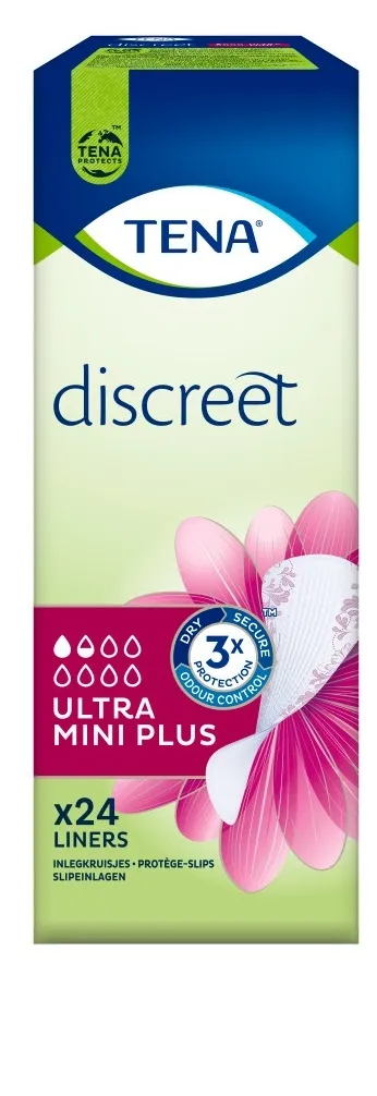 TENA Discreet Ultra Mini Plus ieliktnīši, 24 gab. - Produkta attēls 