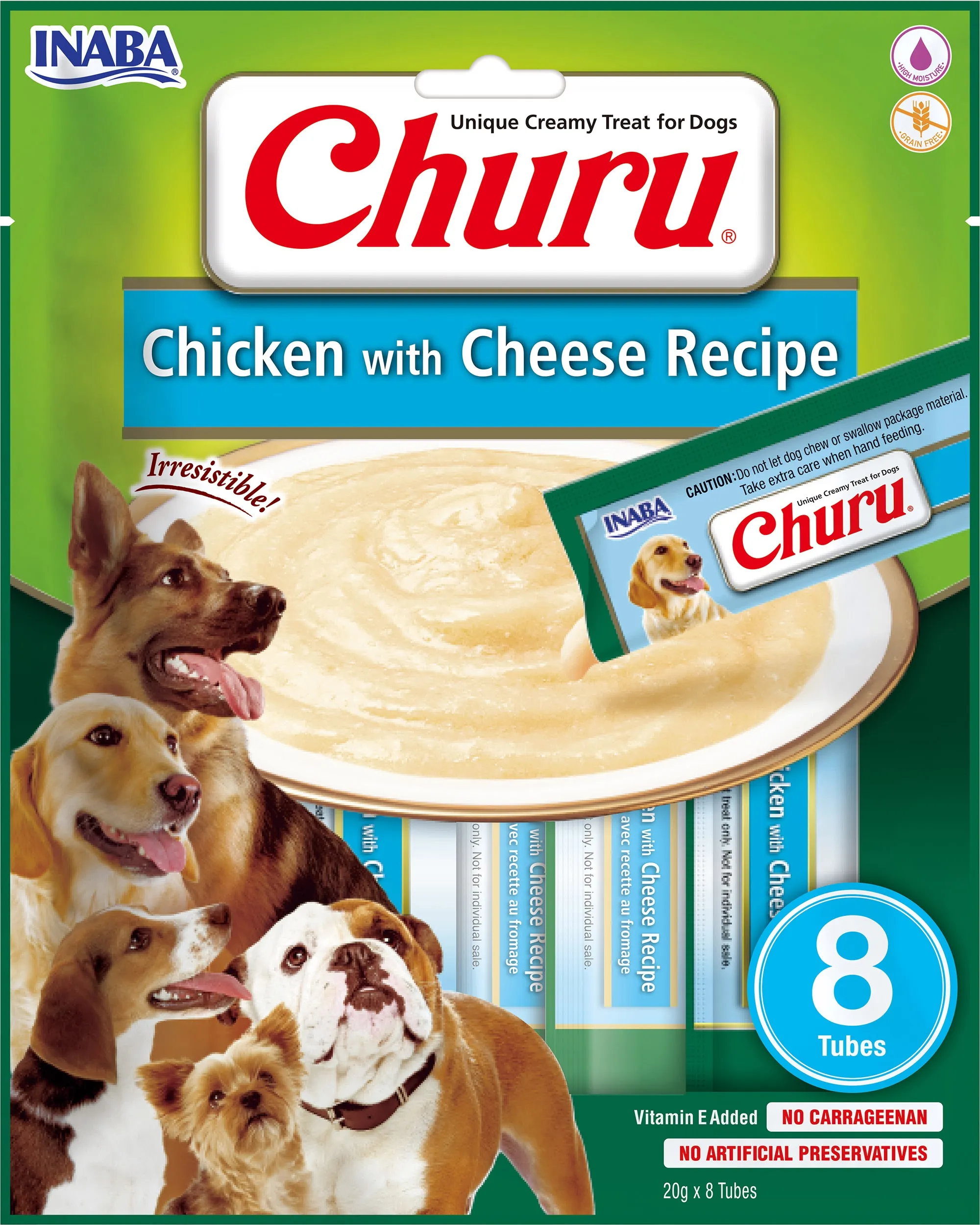 Churu biezenis suņiem, vista&siers 160g (20gx8) N8 - Produkta attēls 
