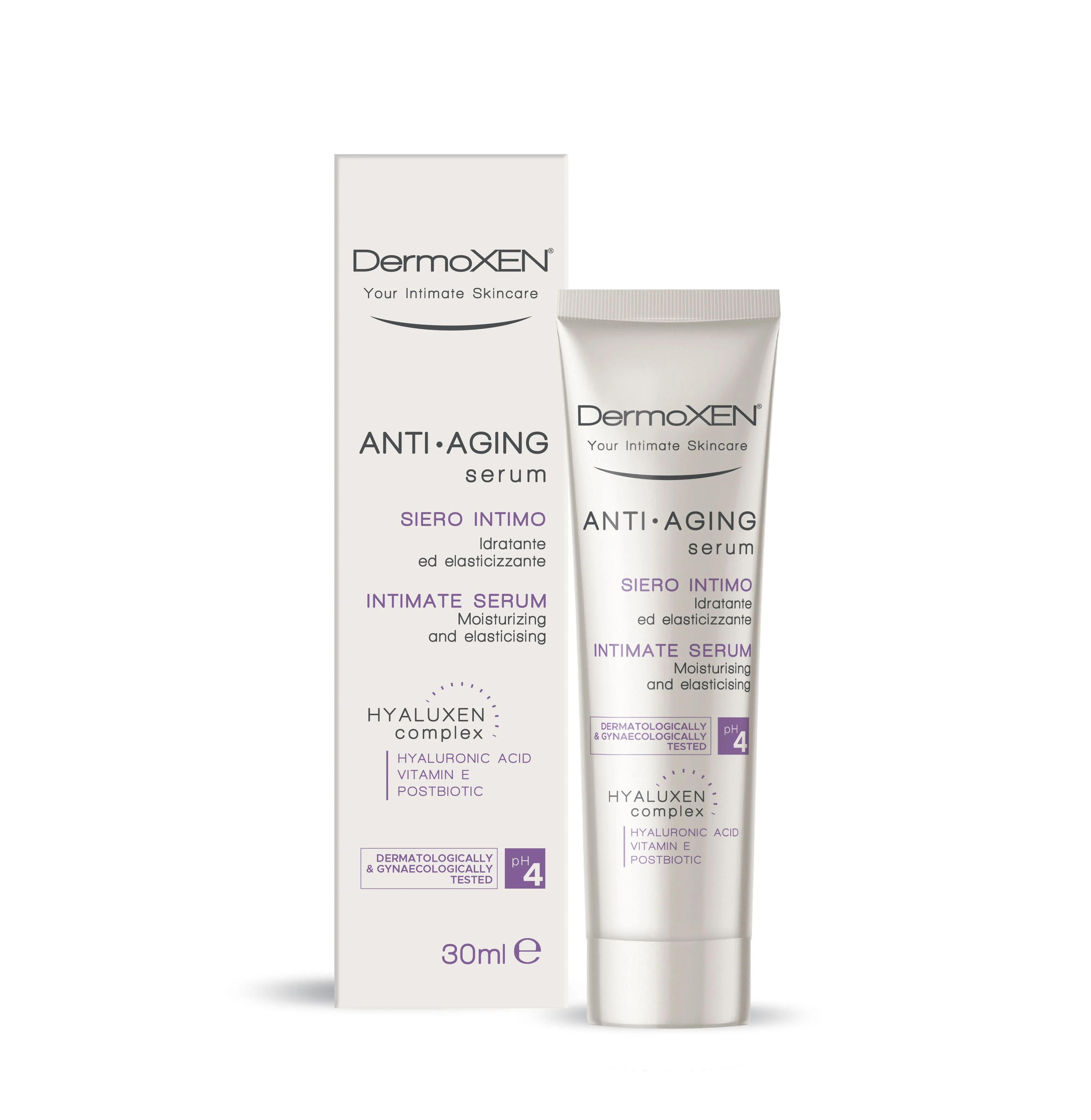 DERMOXEM Intīmās zonas serums Anti Aging, 30 ml - Produkta attēls 
