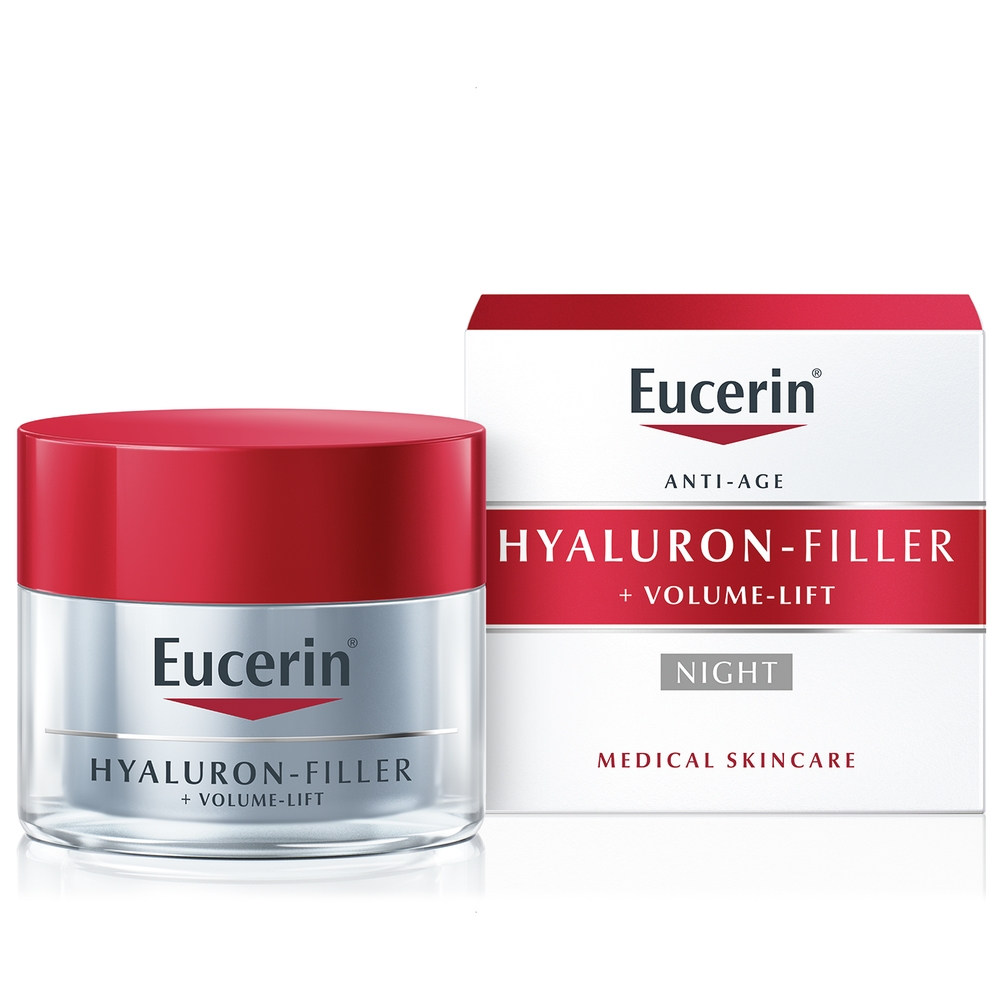 EUCERIN Hyaluron-Filler + Volume Lift nakts krēms, 50 ml - Produkta attēls 