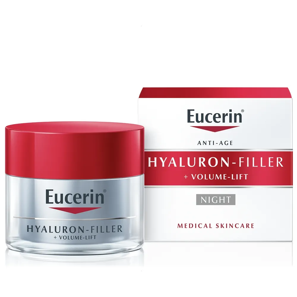 EUCERIN Hyaluron-Filler + Volume Lift nakts krēms, 50 ml - Produkta attēls 