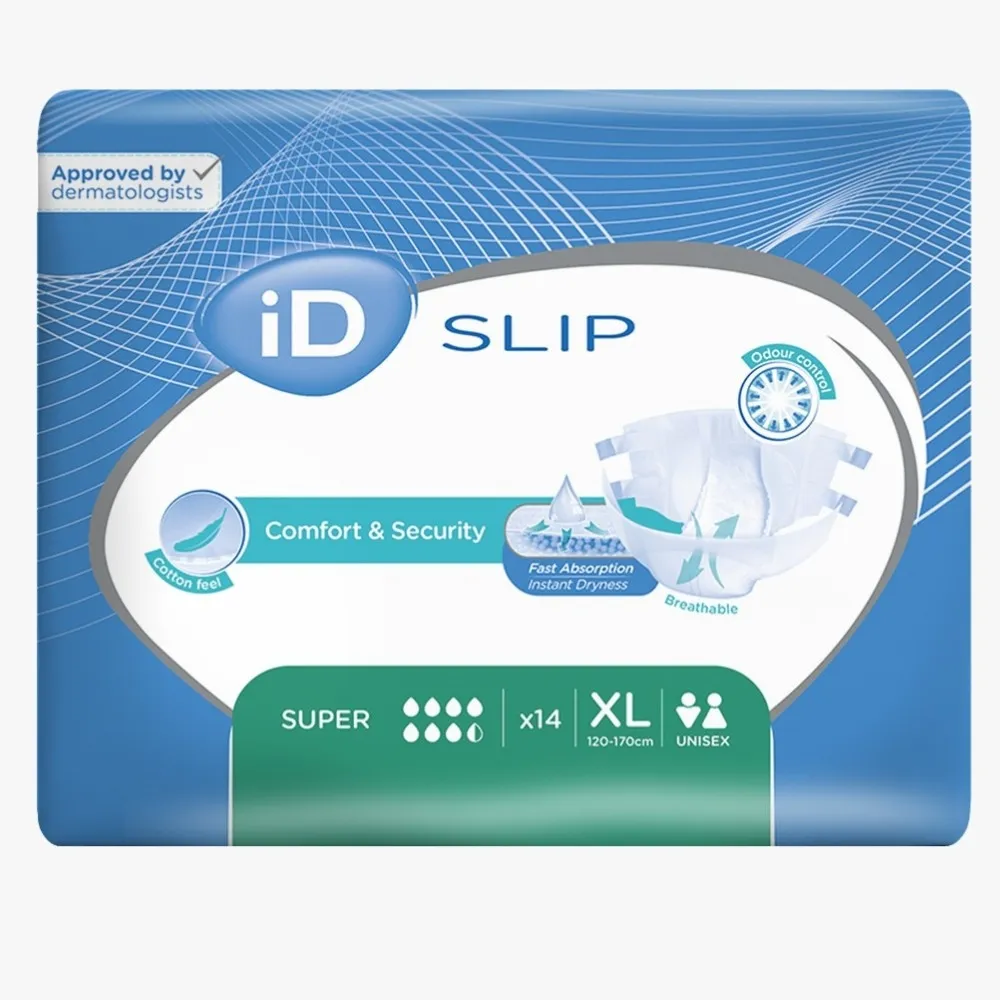 ID Expert Slip Super XL autiņbiksītes, 14 gab. - Produkta attēls 