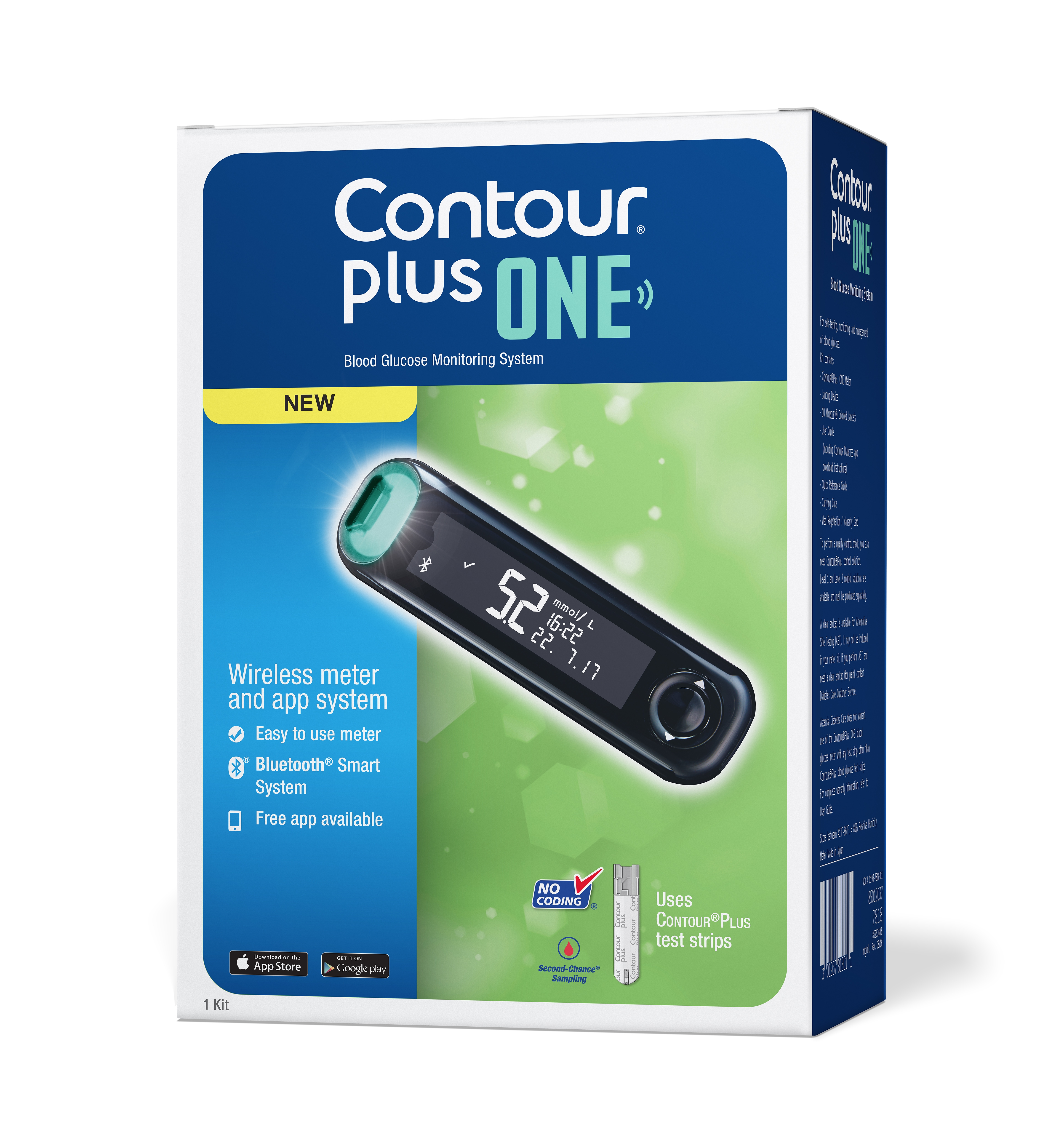 GLIKOMETRS CONTOUR PLUS ONE - Produkta attēls 