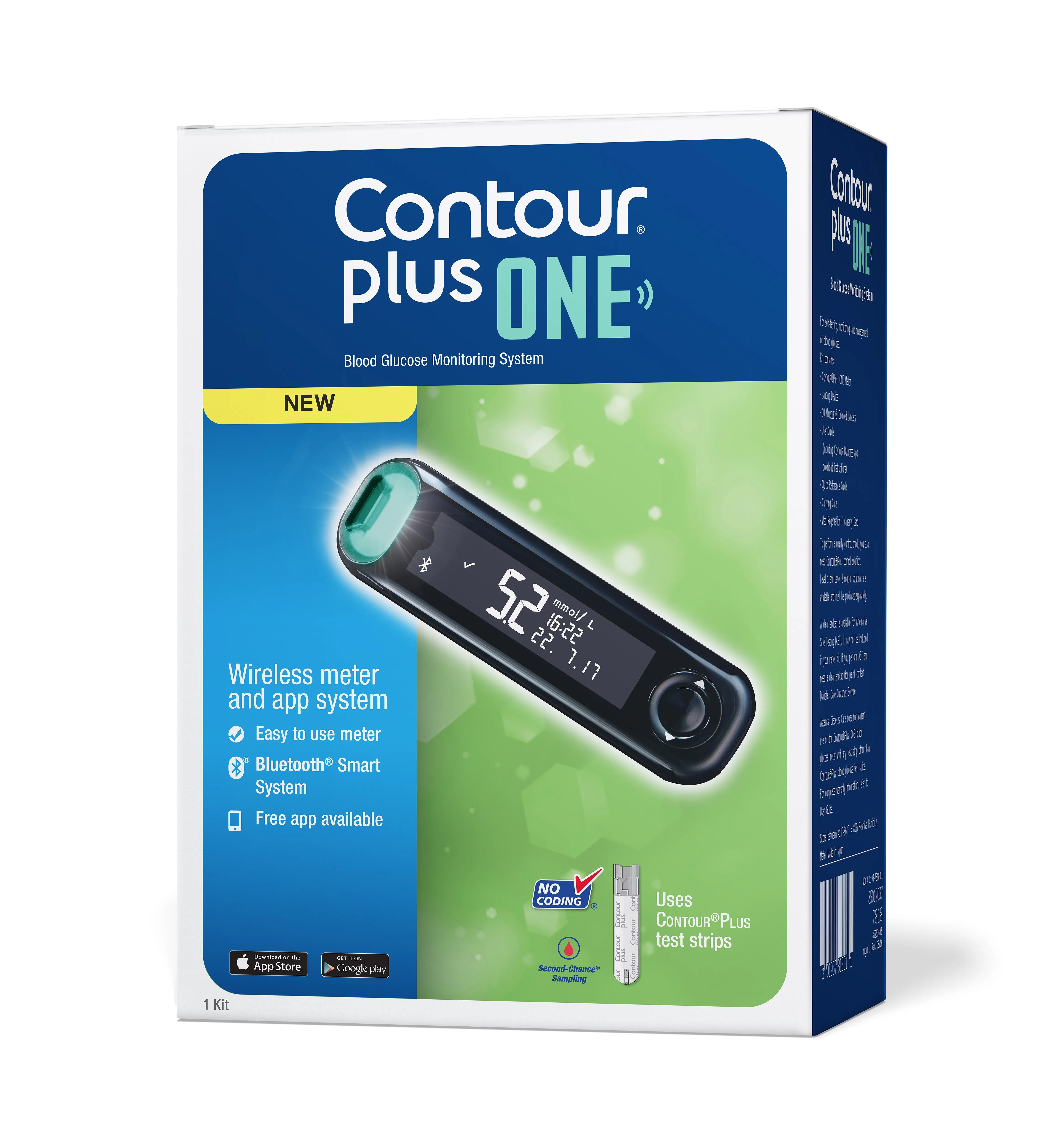 GLIKOMETRS CONTOUR PLUS ONE - Produkta attēls 