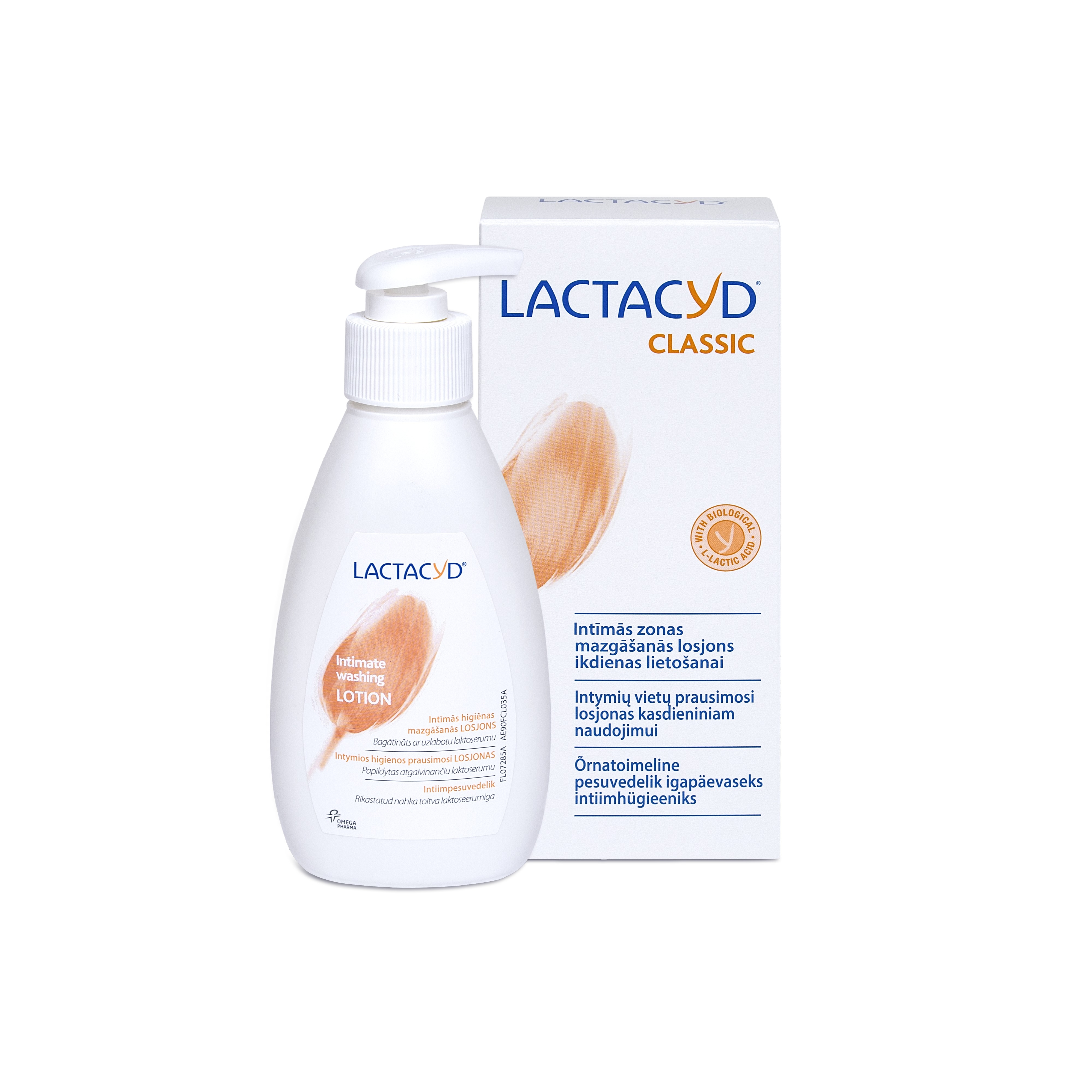 LACTACYD Classic intīmās zonas mazgāšanas losjons, 200 ml - Produkta attēls 