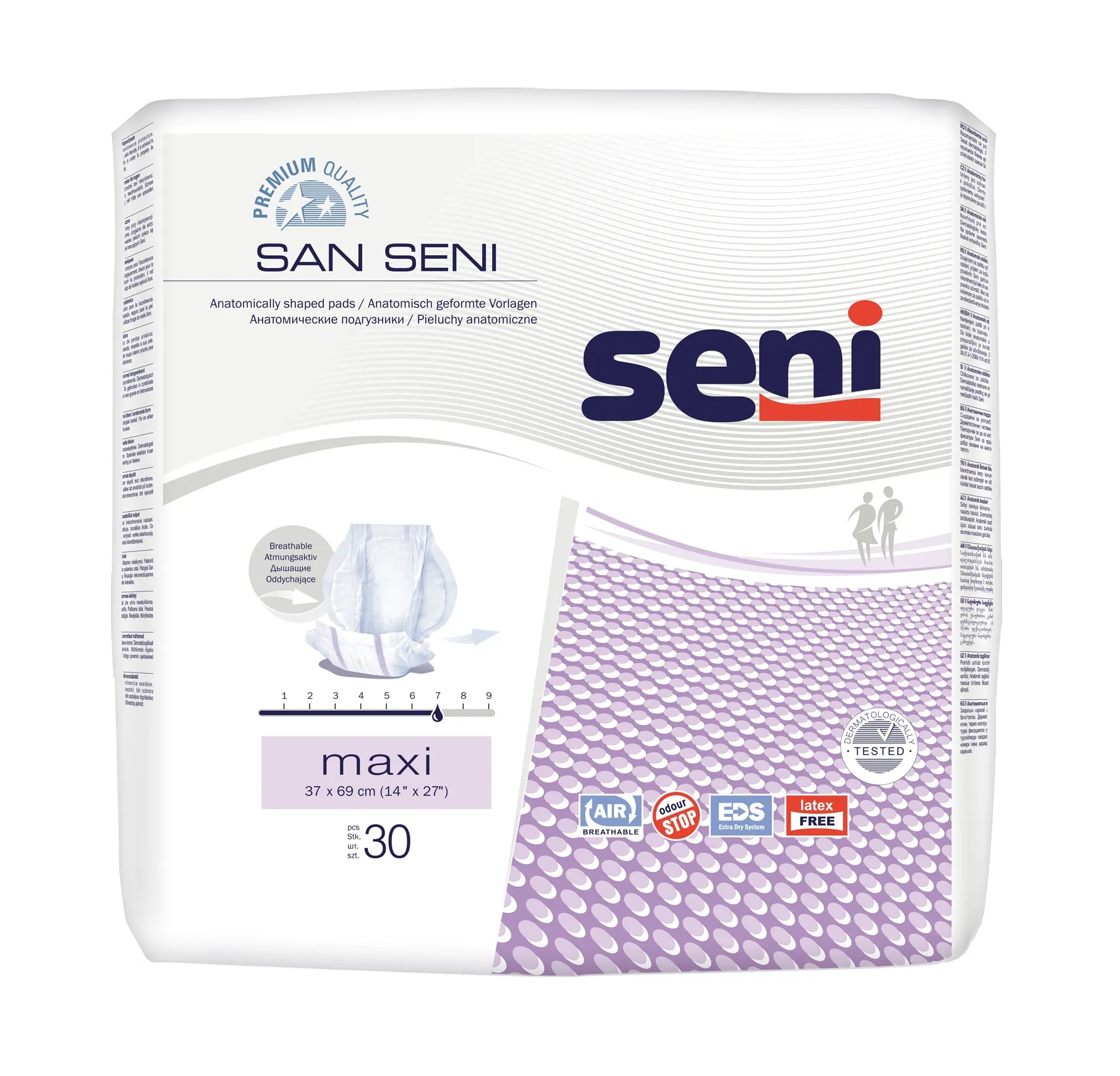 SAN SENI MAXI anatomiskie ieliktņi, 30 gab. - Produkta attēls 