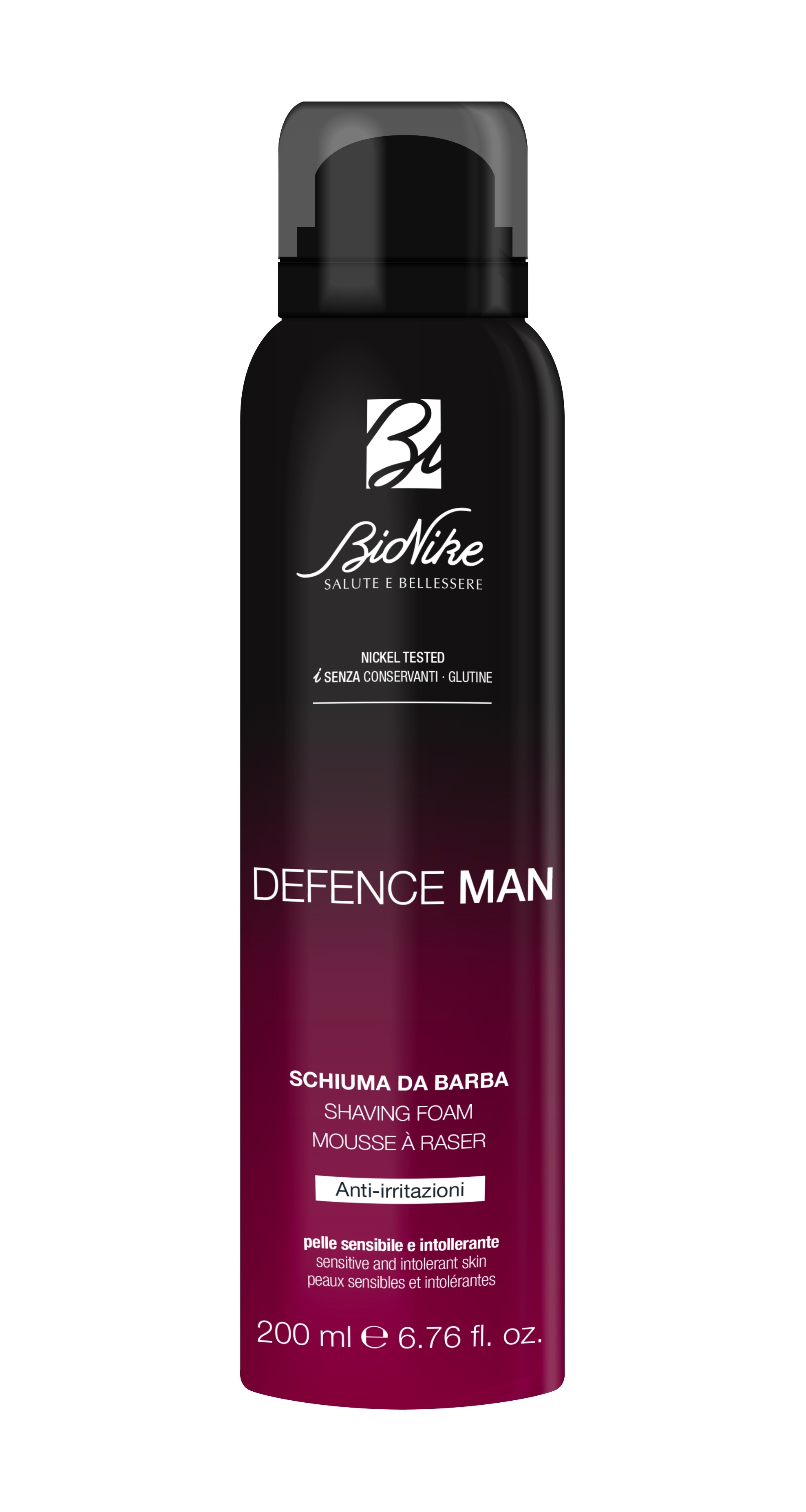 BIONIKE Defence Man Safe Shave skūšanās putas, 200 ml - Produkta attēls 