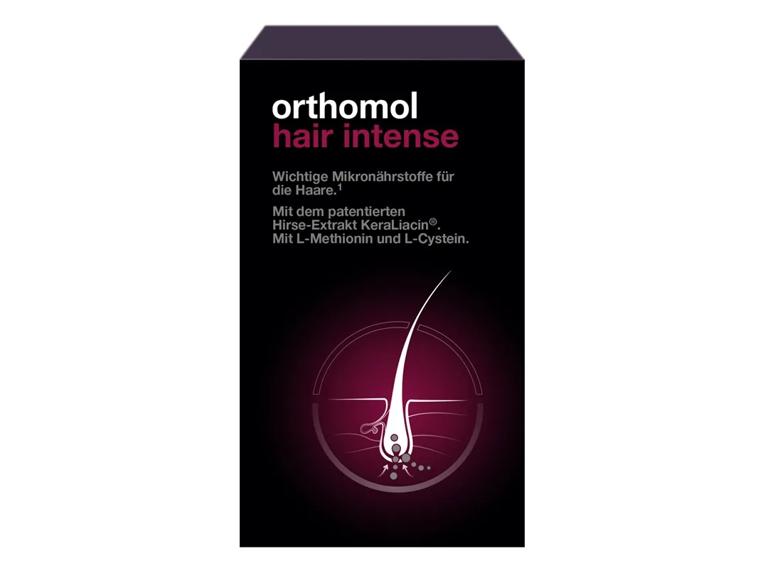ORTHOMOL Hair Intense kapsulas, 60 gab - Produkta attēls 