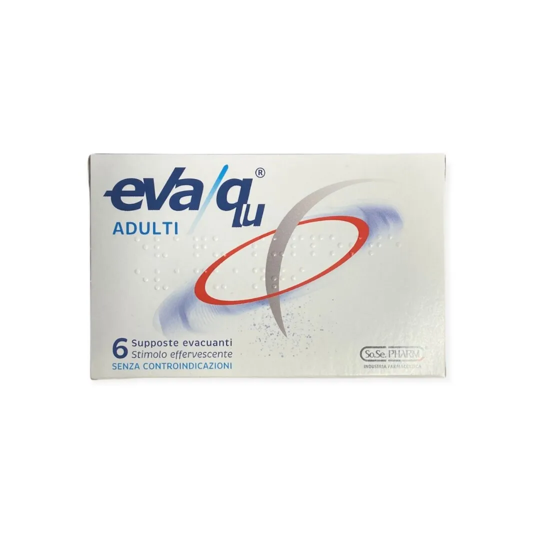 Eva/qu® rektālās svecītes pieaugušajiem, 6 gab. - Produkta attēls 