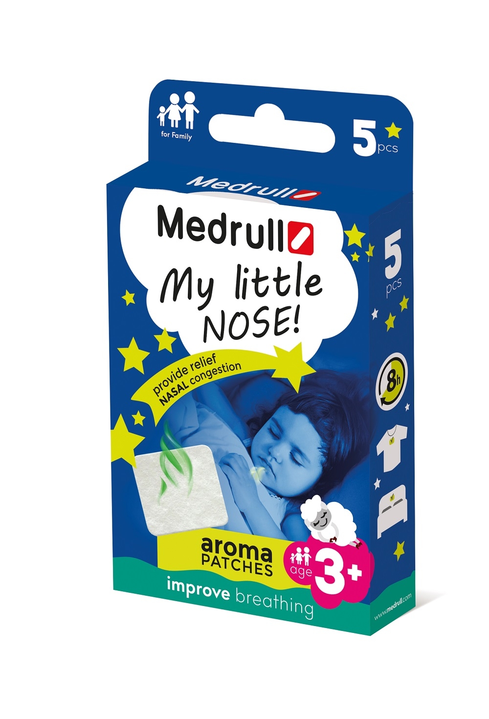 MEDRULL plāksteris Aroma patches "My little nose", 5 gab - Produkta attēls 